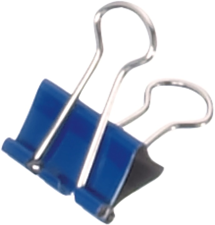 Produktbild Maul mauly Foldback-Klammer, blau, (B)19 mm (1 x)
