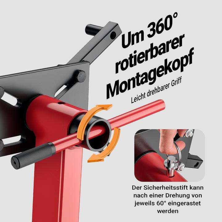 Image du produit Wiltec Motorständer bis 680kg Motorheber Lenkrollen Getriebeheber Motorhalterung
