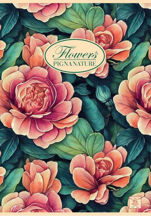 Immagine prodotto Pigna Confezione 10 Quaderni Flowers A4 1R (A4, Righe)