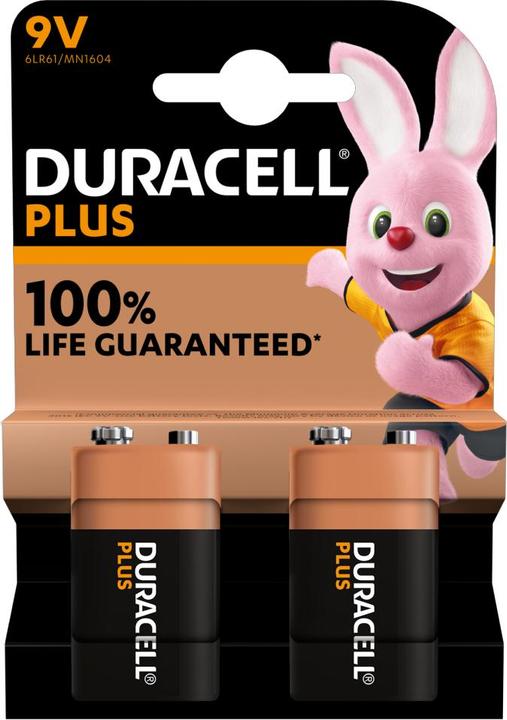 Produktbild Duracell Plus (2 Stk., 9V Block)