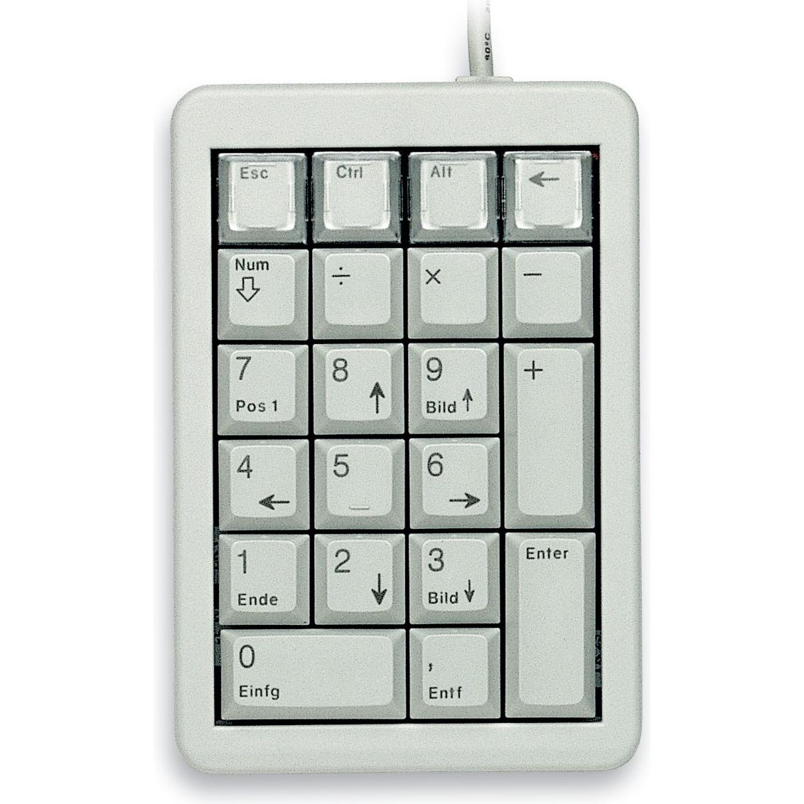 CHERRY G84-4700 (Nummernblock, Kabelgebunden), Tastatur, Grau
