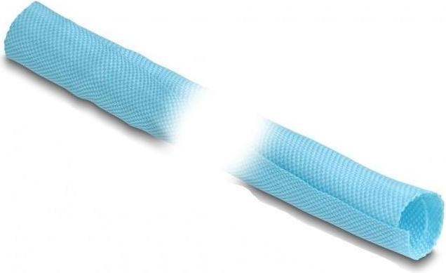 Produktbild Delock Kabelschlauch selbstschliessend 2 m x 10 mm Blau (Kabelschlauch, 200 cm)