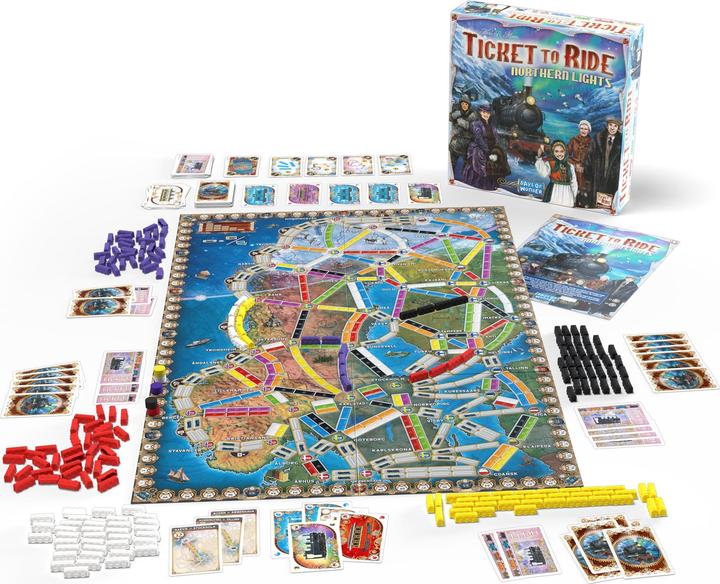 Image du produit Asmodée Ticket to Ride : Northern Lights (Nordic) (DOW720937) (Danois, Finlandais, Norvégien, Suédois, 2 - 5 Joueur)