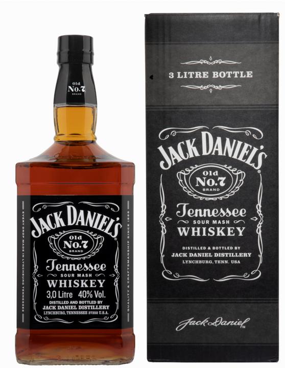 Actual product image Jack Daniel's Old No. 7 (Tennessee Whisky, 1 x 300 cl)
