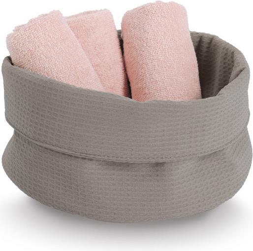 Produktbild Zeller Present Aufbewahrungskorb Waffelpiqué ø 25x13 cm