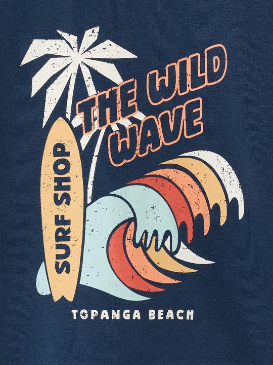 Produktbild Vertbaudet Jungen Sweatshirt mit Print vorn (116)