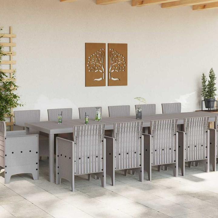Produktbild vidaXL Gartendining-Set (350 x 100 x 74 cm)
