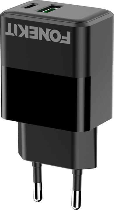 Immagine prodotto FoneKit Doppio -laturi, USB-C + USB-A, musta