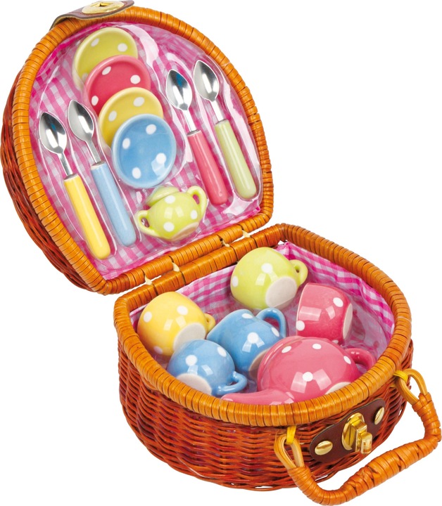 Actual product image small foot Picnic case Tea Party