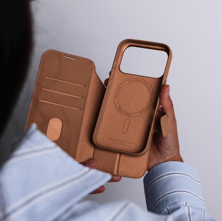 Image du produit Vonmählen Back Cover Vegan Leather iPhone 17 Pro Max Brown (Apple iPhone 17 Pro Max)