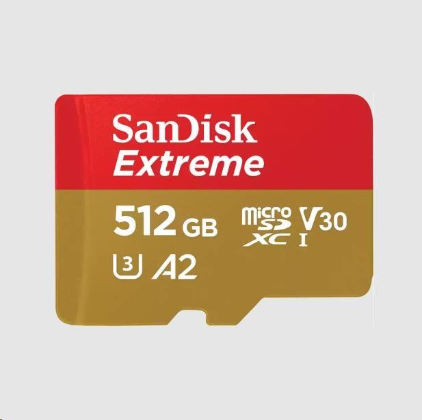 Productafbeelding SANDISK Extreme UHS-I V30 (512 GB, microSDXC, U3, UHS-I)
