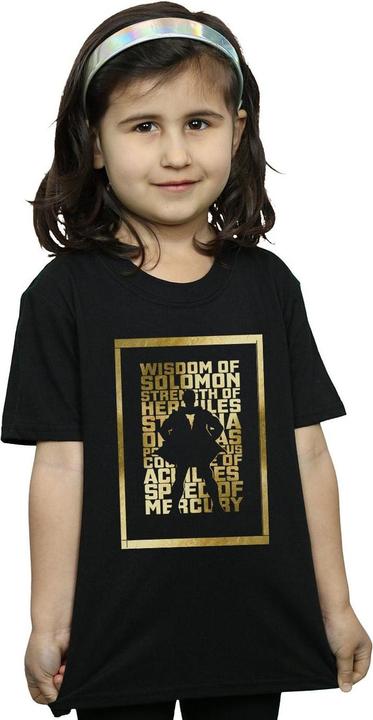 Produktbild Shazam Gold Text TShirt Mädchen (152, 158)