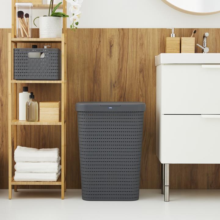 Produktbild Rotho 3er Set Wäschesammler 55 l COUNTRY (55 l)