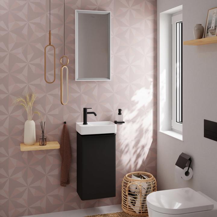 Produktbild hansgrohe Xelu Q Waschtischunterschrank, 340x245, für Handwaschbecken, 1 Tür, Türanschlag links (67.50 x 35 x 26.60 cm)