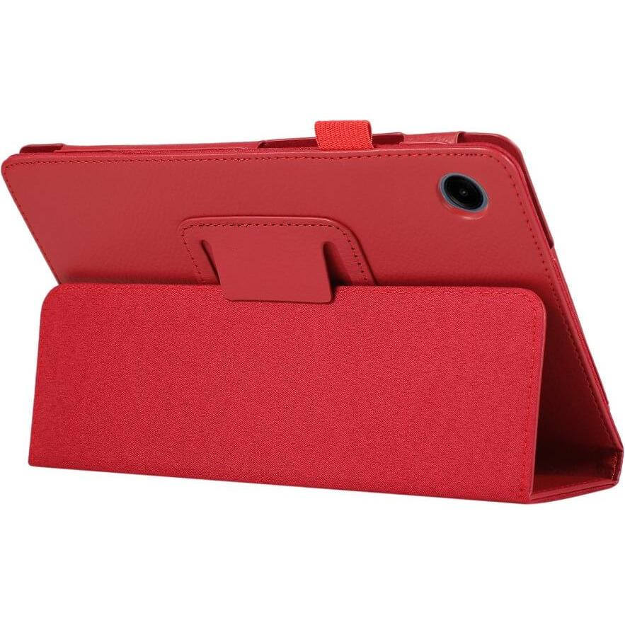 Thumbnail - Cover-Discount Galaxy Tab A9 - Bi-fold Stand Etui rot (Galaxy Tab A9), Tablet Hülle, Rot