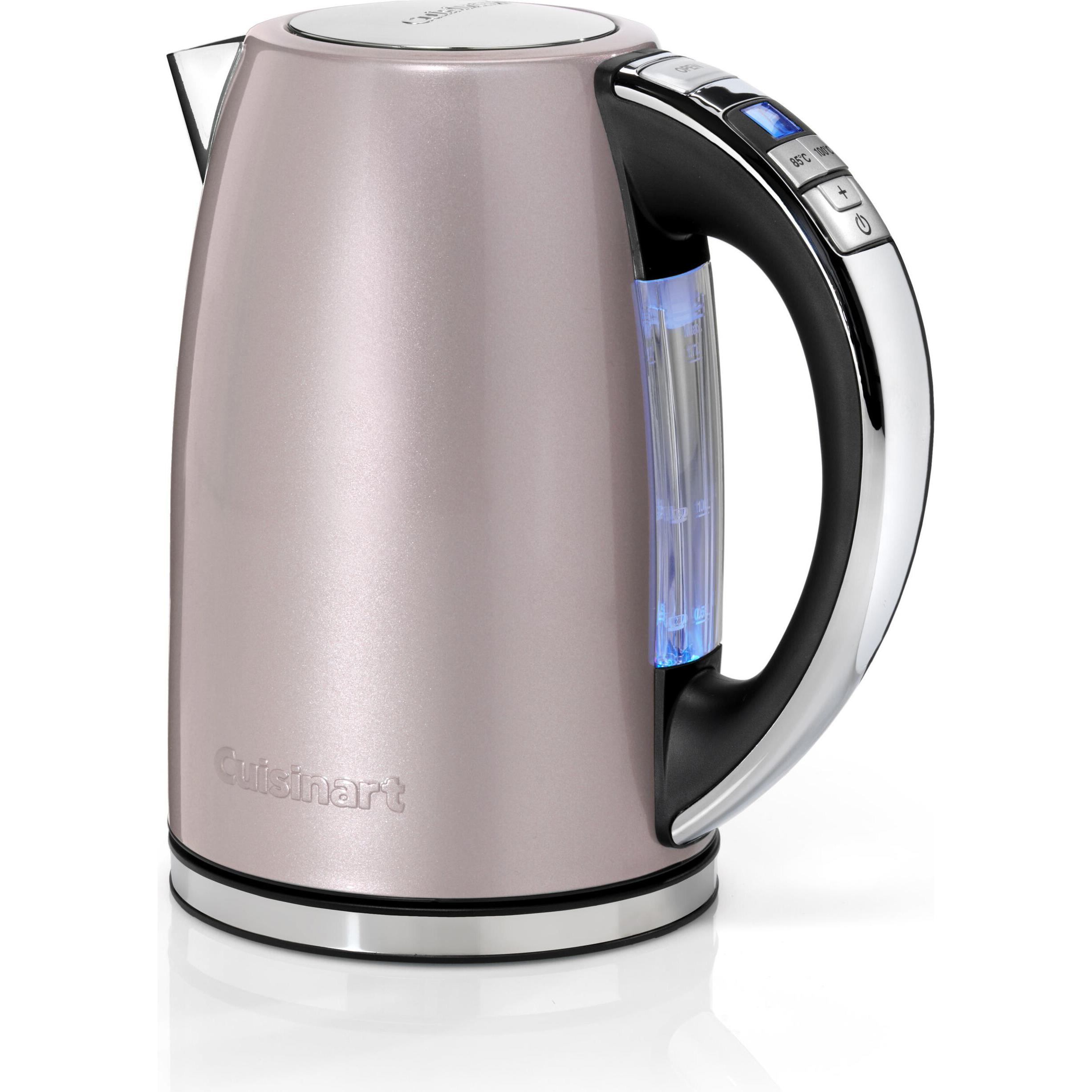 Cuisinart CPK17PIE Wasserkocher Multi Temp 3KW Edelstahl 1.7L, Wasserkocher, Pink, Rosa
