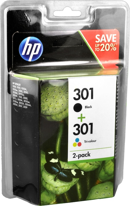 Produktbild HP 301 2-pack (M, BK, C, Y)