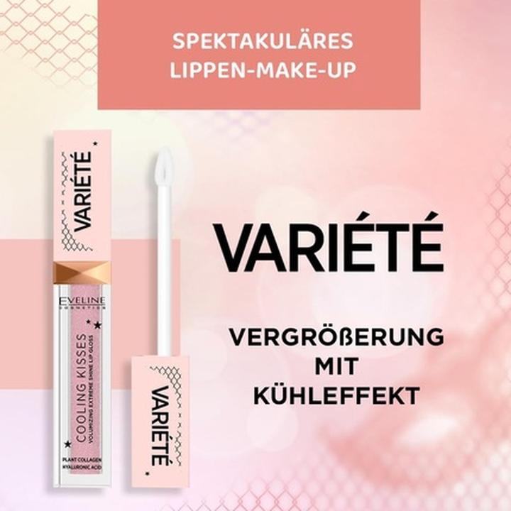 Image du produit Eveline Variete Cooling Kisses Lip Gloss 01 Ice Mint 6.8Ml (01 Ice Mint)