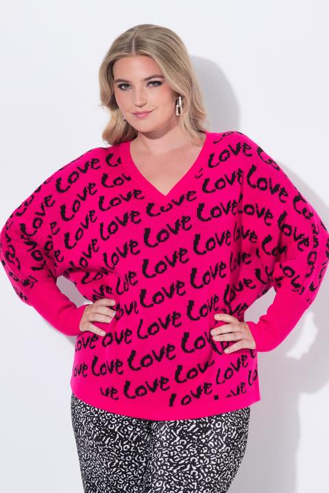 Image du produit Miamoda Pull coupe poncho, inscriptions LOVE (58)