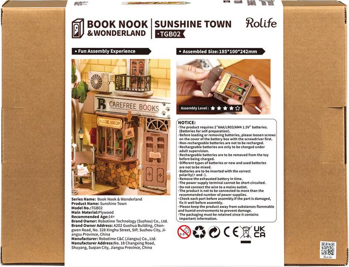 Actual product image Rolife Sunshine Town - Book Nook