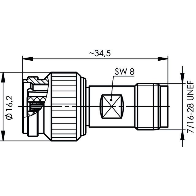 Thumbnail - Telegärtner Koax-Adapter TNC-Buchse (Antennenkabel), Antennenkabel