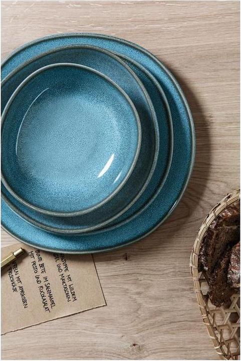 Actual product image Villeroy & Boch Dinner plate Lave 6 pieces, Blue (6 x, 28 cm)