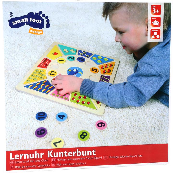 Produktbild small foot Lernuhr (Deutsch, Französisch, Italienisch, Englisch)