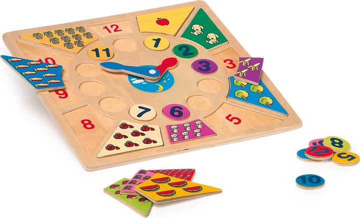 Produktbild small foot Lernuhr (Deutsch, Französisch, Italienisch, Englisch)