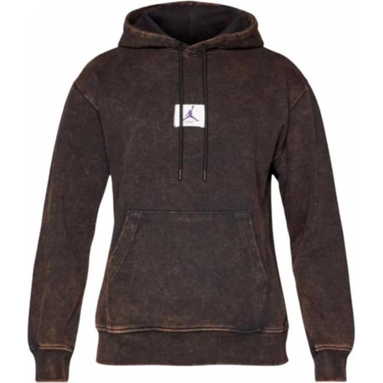 Nike, Uomini, Felpa + Maglione, NBA Los Angeles Lakers Black/Purple Sweatshirt - HM8766-010, Nero, Viola, (L)