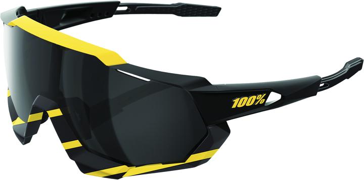 100% Speedtrap Brille Soft Tact Hazard - black mirror lens (Soft Tact Hazard, Lentille miroir noir)