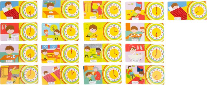 Produktbild small foot Lernpuzzle Uhrzeit (Deutsch)