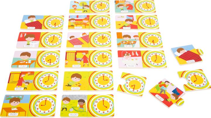 Produktbild small foot Lernpuzzle Uhrzeit (Deutsch)