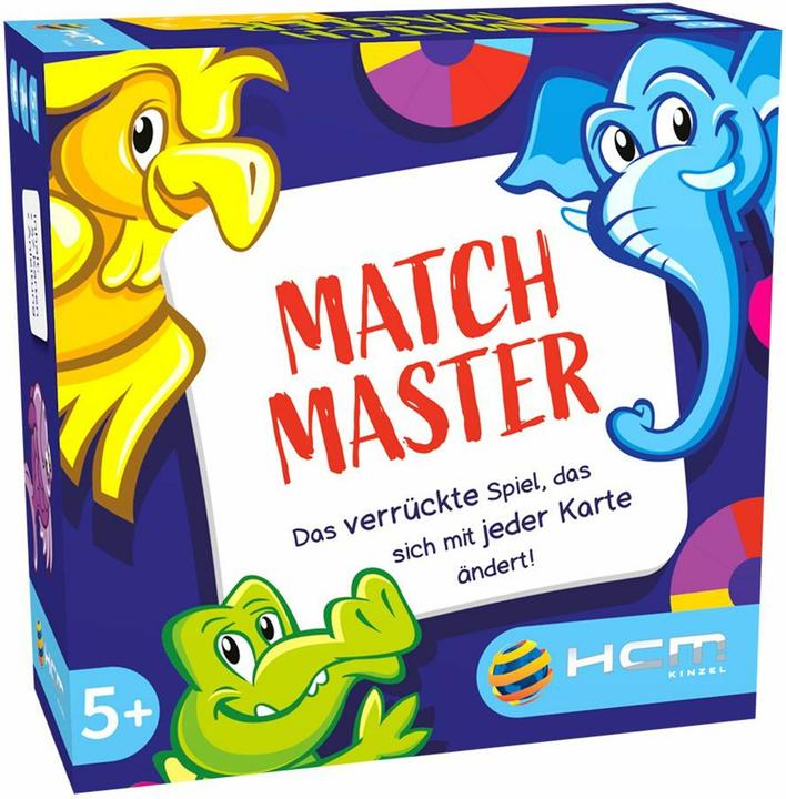 HCM Kinzel HCM55163 - Match Master - Card game, 2-6 players, ages 5+ (DE edition) (German)
