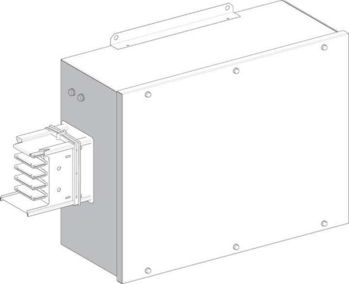 Produktbild Schneider Electric SE KSA630ABG4 Endeinspeisekasten 630A links