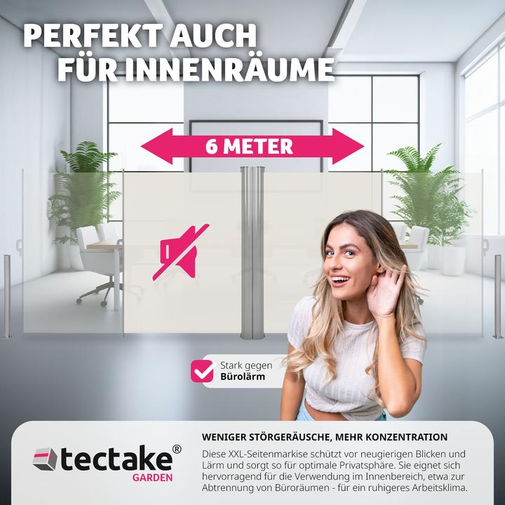 Immagine prodotto tectake Tenda laterale doppia (6 m)