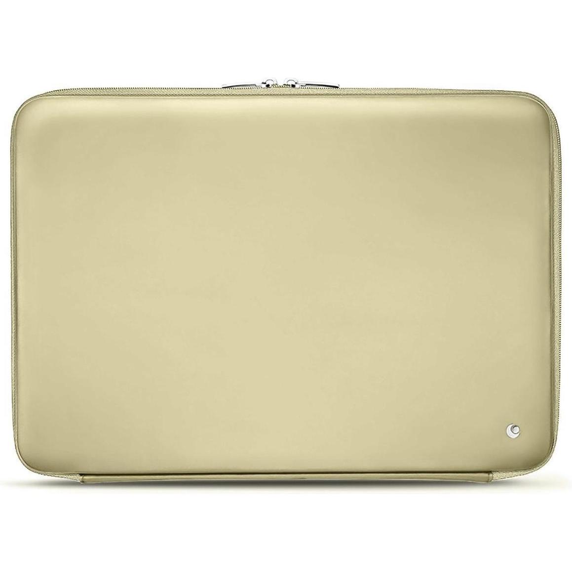 Noreve Lederhülle, Notebooktasche, Beige