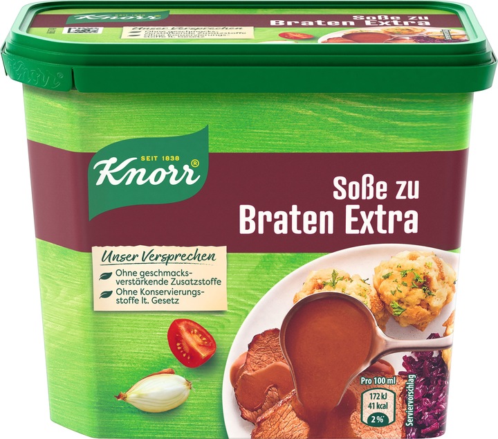 Produktbild Knorr Sosse zu Braten Extra Dose ergibt 2,5 l (280 g)
