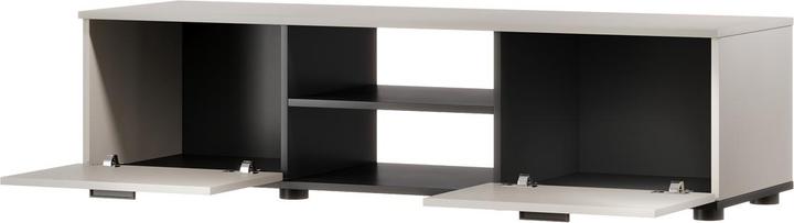 Actual product image Cama SOHO TV cabinet 140x43x37 cashmere + black (140 x 43 x 37 cm)