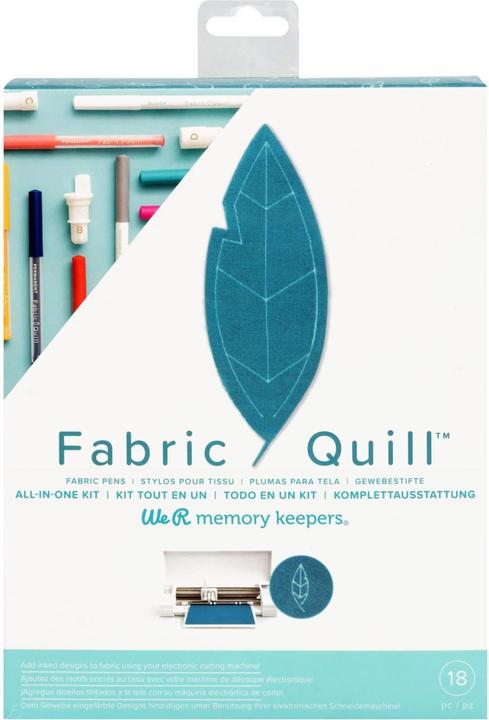 Actual product image We R Memory Keepers Pencil set Fabric Quill 14 pieces, Including adapter