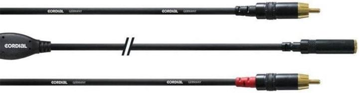 Produktbild Cordial CFY 0.3 YCC - Y-Kabel 3.5mm Klinken-Buchse - Stereo-Cinch (0.30 m, 3.5mm Klinke (AUX), Cinch)