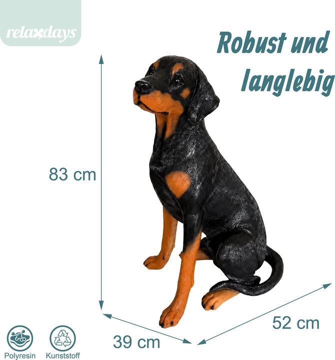 Produktbild Relaxdays Hund-Gartenfigur