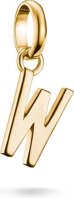 Immagine prodotto Thomas Sabo Charm-Anhänger Buchstabe W Connect vergoldet (Argento 925)