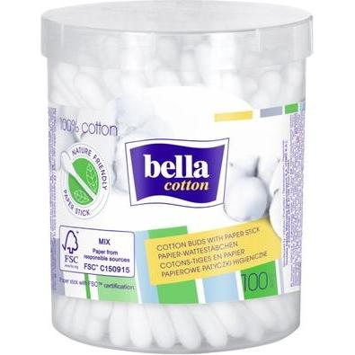 Bella, Igiene Intima, Cotton Hygiene Swabs 100 Pieces