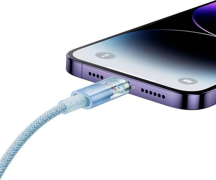 Produktbild Baseus Fast Charging cable USB-C to Lightning Explorer Series 1m, 20W (blue) (1 m, USB 2.0, 20 W)