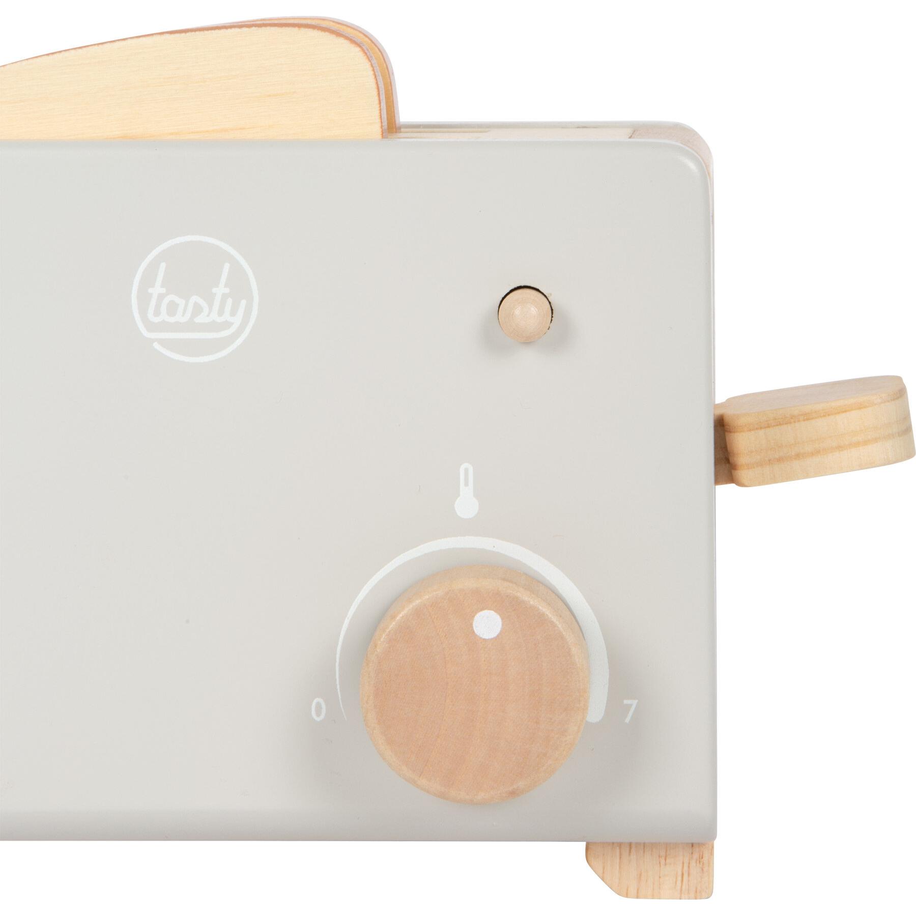 small foot Toaster-Set grau „tasty“