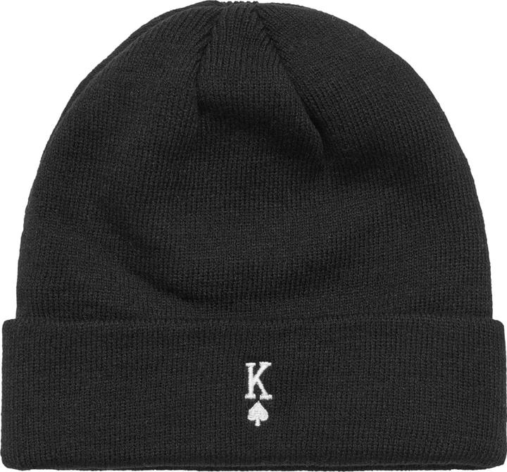 Miss Tee King Card Heavy Knit Beanie - 191387 (One Size)