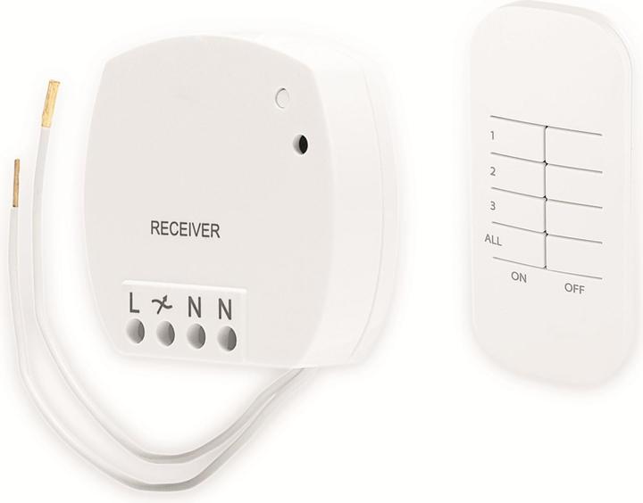 Actual product image Smartwares Radio recessed switch + remote control (Switch)