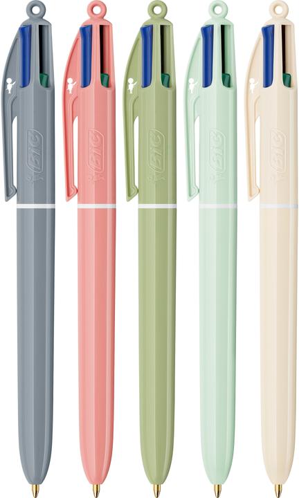 Image du produit Bic Stylo bille quatre couleurs 4 Colours Velours (12x)