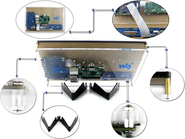 Produktbild WaveShare HDMI LCD (H) (Display)