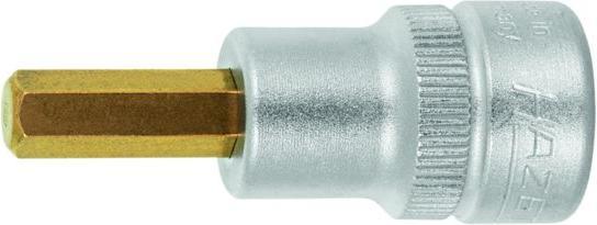 Actual product image HAZET Screwdriver socket 8801K-6 ∙ Square, hollow 10 mm (3/8 inch) ∙ Inside hexagon profile ∙ 6 mm (6 mm)